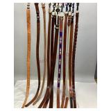 Assorted Leather Belts & More