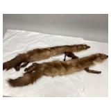 Two Vintage Fur Stoles