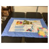 Handmade Baby Quilt and Burb Cloth