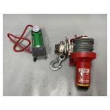 12 Volt DC Winch and Air Pressure Gauge