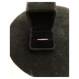 14Kt White Gold Filigree Diamond Ring