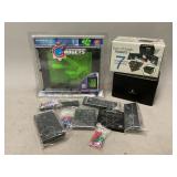 Box of Brain Teasers, Maze Globe & Pin Impression