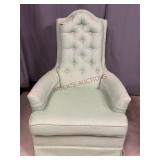 Sea Foam High Back Arm Chair