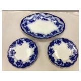 Two "Osborne" Pattern Porcelain Plates & More