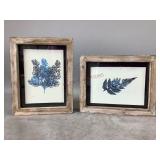 Framed Painted Flowers