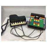 Vintage Piano & Legos Telephones