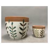 Two Matching Planters