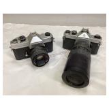 Vintage Yashica & Asahi Pentax Cameras