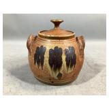 Stoneware Covered Pot