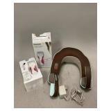 Neck Massager and Panasonic Close Curves Shaver