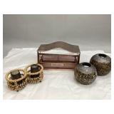 Assorted Candle Holders & More