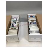 Two Boxes of Assorted Football Playerï¿½s Cards