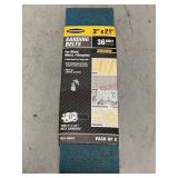 3 x 21 Warrior Sanding Belts NIP