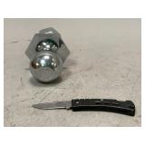 NRA Pocket Knife & Trailer Hitch Ball