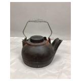 Vintage Cast Iron Tea Kettle