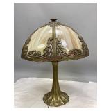 Vintage Art Nouveau Stained Glass Desk Lamp
