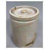Stoneware Crock with a Lid