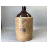 10 Gallon Stoneware Jug with Bee Sting Design
