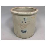 Red Wing No. 3 Stoneware Crock