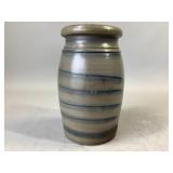 Circa 1870 Stoneware 7 Striped Wax Sealer