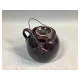 Stoneware Bean Pot with Lid