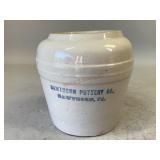 Hawthorn Pottery Co. Stoneware Crock