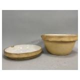 National Stoneware Pie Plate & Mixing Bowl