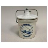 Wisconsin Homestead Stoneware Cheese Crock