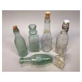 Assorted Vintage Glass Bottles