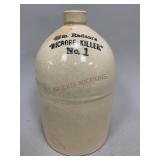 WM. Radam's Microbe Killer No. 1 Stoneware Jug