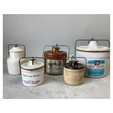 Cheese Stoneware Crock Assortment