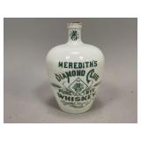 Meredith's Diamond Club Whiskey Stoneware Jug