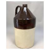 Antique Sherwood Bros. Two-Tone Stoneware Jug