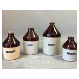 Stoneware Mercury Bottles