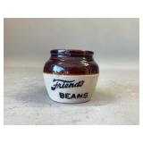 Miniature Stoneware Friend's Bean Pot