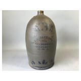 Rare F.R. Jackson 3 Gallon Stoneware Jug