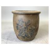 Stenciled/Freehand Pa Stoneware Cream Pot