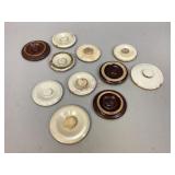 Miscellaneous Small Stoneware Lids