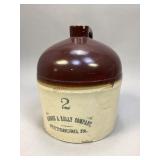 2-Gallon Stoneware Merchant Jug