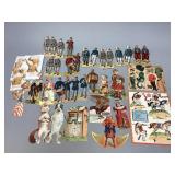 Assorted Advertisement Paper Dolls