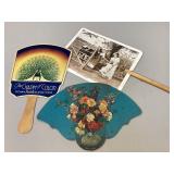 Assorted Vintage Paper Fans