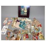 Assorted Paper Doll Advertisements