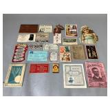 Advertisement Cards, Coupons, and More