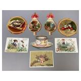 Assorted Boggs & Buhl Ornate Trading Cards