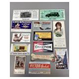 Assorted Colorful Advertisements