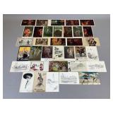 Various Artist Signed Postcards