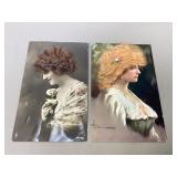 Unique Real Hair Postcards