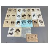 Gibson Girl Signed Postcards