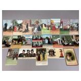 Assorted Colorful Candid Postcards