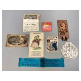 Assorted Vintage Advertising Games & Collectibles
